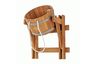 Watering bucket for sauna 35 L oak