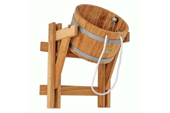 Watering bucket for sauna 35 L oak