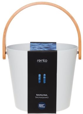 Rento Aluminium Bucket white