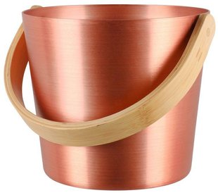 Rento Sauna bucket aluminium copper