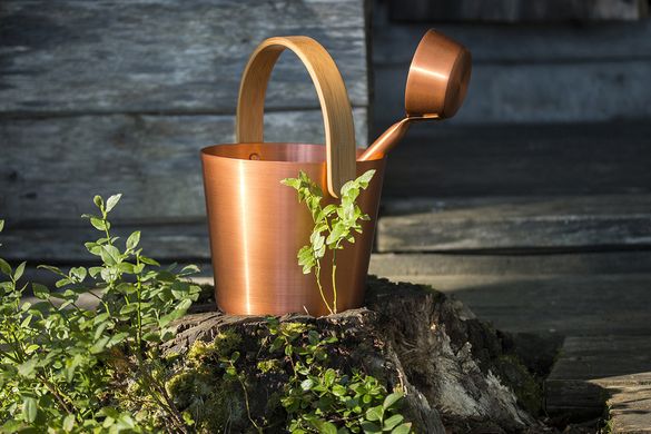 Rento Sauna bucket aluminium copper