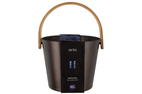 Rento Aluminium bucket brown/black