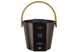 Rento Aluminium bucket brown/black