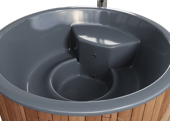 Koupac&iacute; sud DeLux 220 s integrovan&yacute;mi kamny 30 kW B&iacute;l&yacute;
