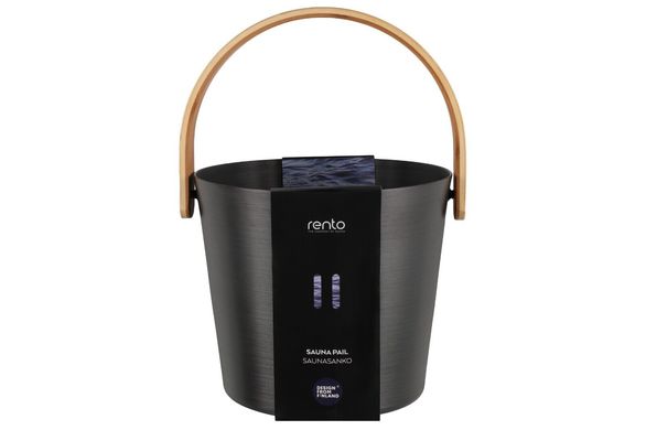 Rento Aluminium bucket black