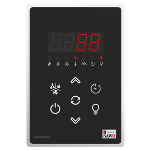 Control Panel for saunas and baths SAWO Innova 2.0: User Interface