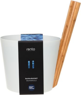 Rento Sauna Bucket hliníková bílá