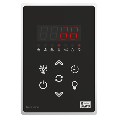 Control Panel for saunas and baths SAWO Innova 2.0: User Interface