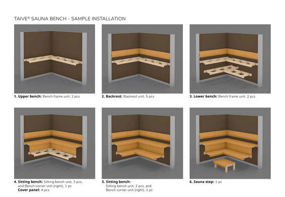 Cariitti TAIVE Kelo bench frame