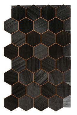 Luxpanels for sauna Hexa XL Thermo Black