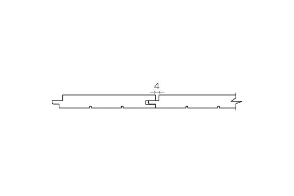 Wall panel STS4 Thermo-aspen 15x140 2.10m