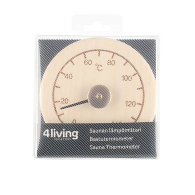 4Living Sauna thermometer pine