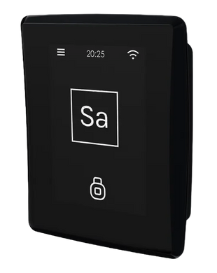 SAUNUM LEIL MOBILE 12kW black control panel