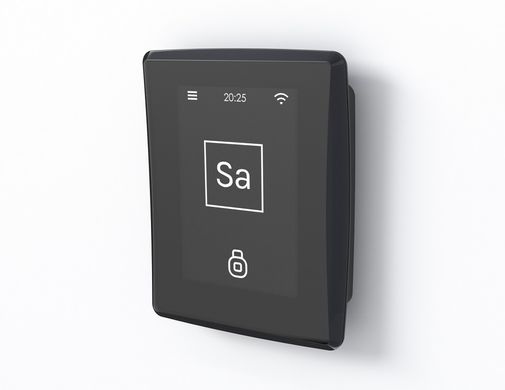 SAUNUM LEIL MOBILE 12kW black control panel