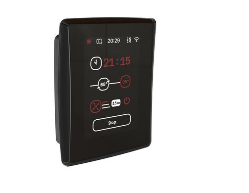 SAUNUM LEIL MOBILE 12kW black control panel