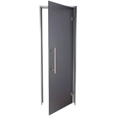 Dveře do parn&iacute; m&iacute;stnosti GREUS Premium 70x200 &scaron;ed&eacute; sklo