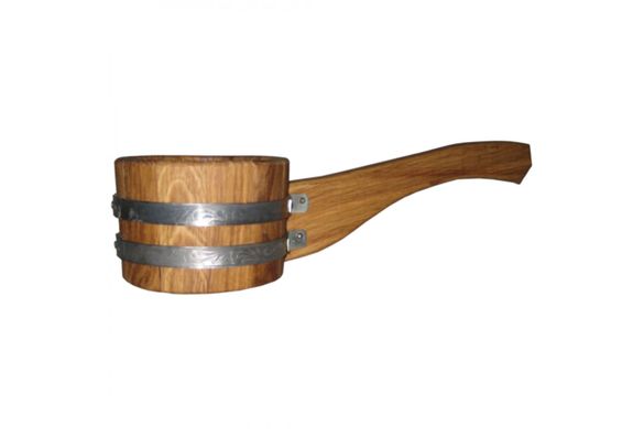 Wooden ladle, 0.5 L Oak