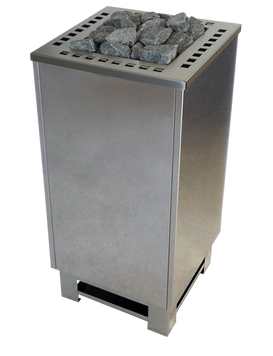 Lang&rsquo;s &bdquo;KUBO-inox&ldquo; K38i - 12 kW chr. steel