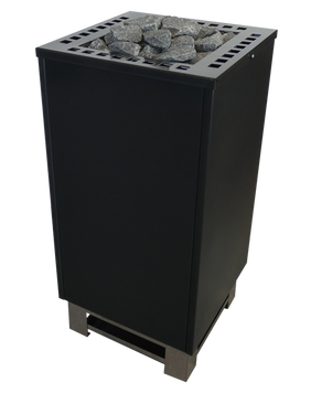Lang&rsquo;s &bdquo;KUBO-noir&ldquo; K38n - 12 kW &bdquo;real Enamel&ldquo; anthracite