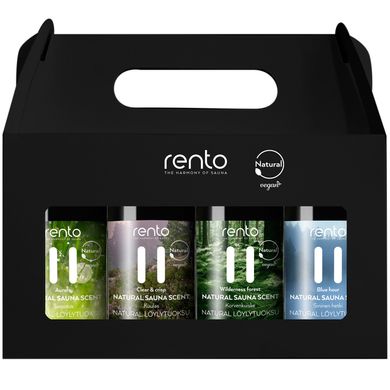 Rento Natural sauna scent gift box 4 x 100 ml