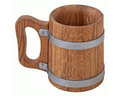 Dřevěný pohár 0,5 L dub
