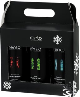 Rento Natural sauna scent gift box 3 x 400 ml