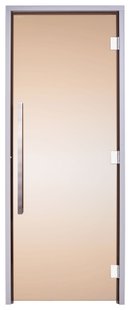 Dveře do parní sauny GREUS Exclusive 80/200 bronz