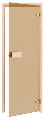 Glass Sauna Door Thermory Classic 70/190 transparent bronze