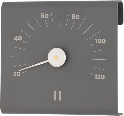 Rento Aluminium sauna thermometer grey