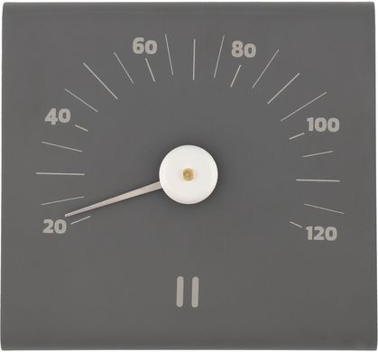 Rento Aluminium sauna thermometer grey