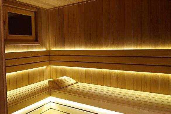 Set of White LED lighting Greus for sauna and hammam5 lin/m