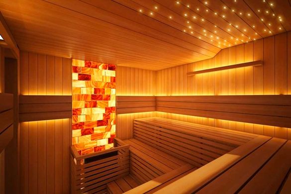 Set of White LED lighting Greus for sauna and hammam5 lin/m