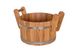 Wooden bucket with lid, 23 L Oak