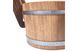 Wooden bucket with lid, 23 L Oak