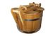 Wooden bucket with lid, 35 L Oak