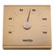 Rento Aluminium sauna thermometer champagne