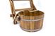 Watering bucket for sauna 10 L oak