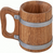 Wooden mugs