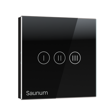 Control panel for Climate control SAUNUM Touch black