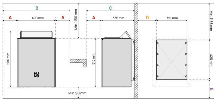 HUUM CORE Wall 6 (6kW) Black